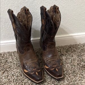 Ariat Brown Heeled Boots